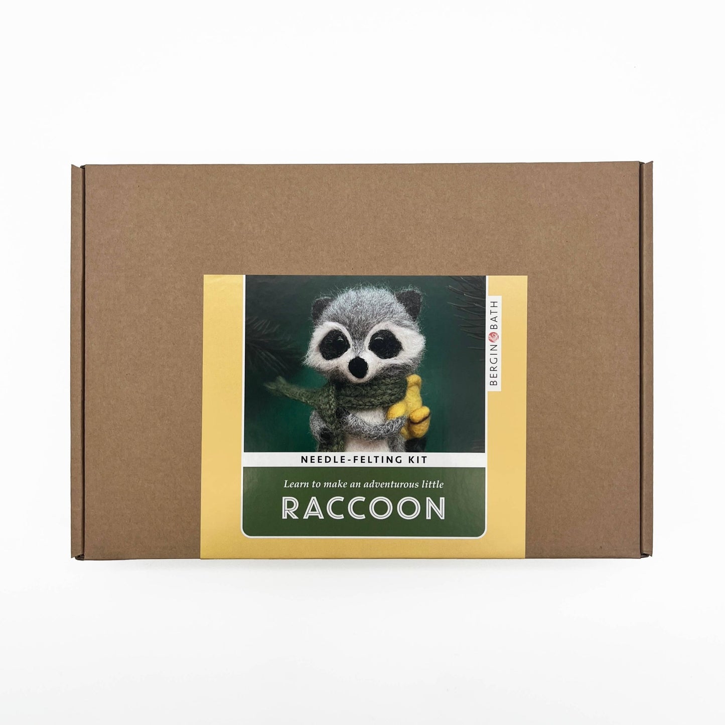 Raccoon Needle Felting Kit - Perrymans Books & Gifts