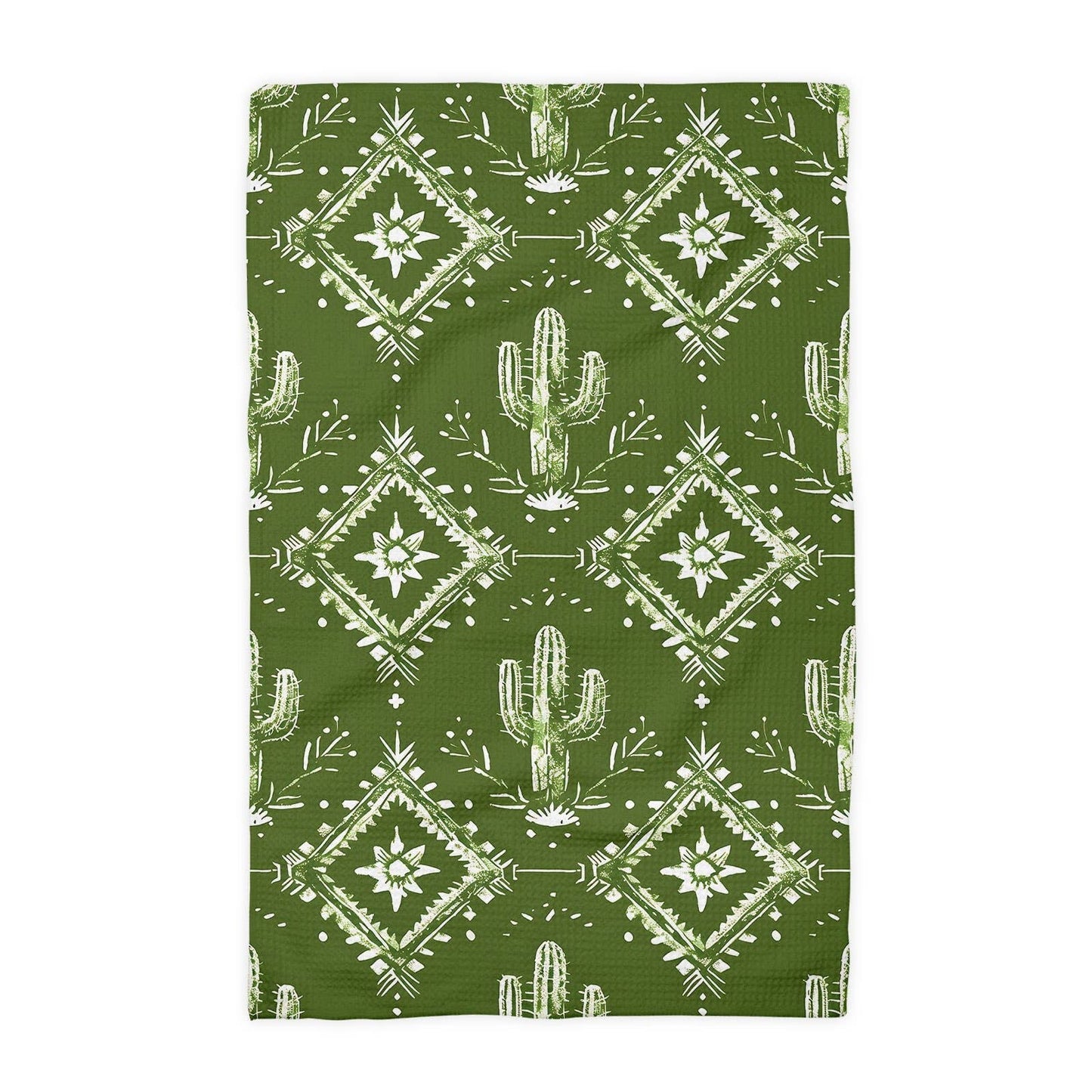 Retro Cactus Southwestern Kitchen Towel - Perrymans Books & Gifts