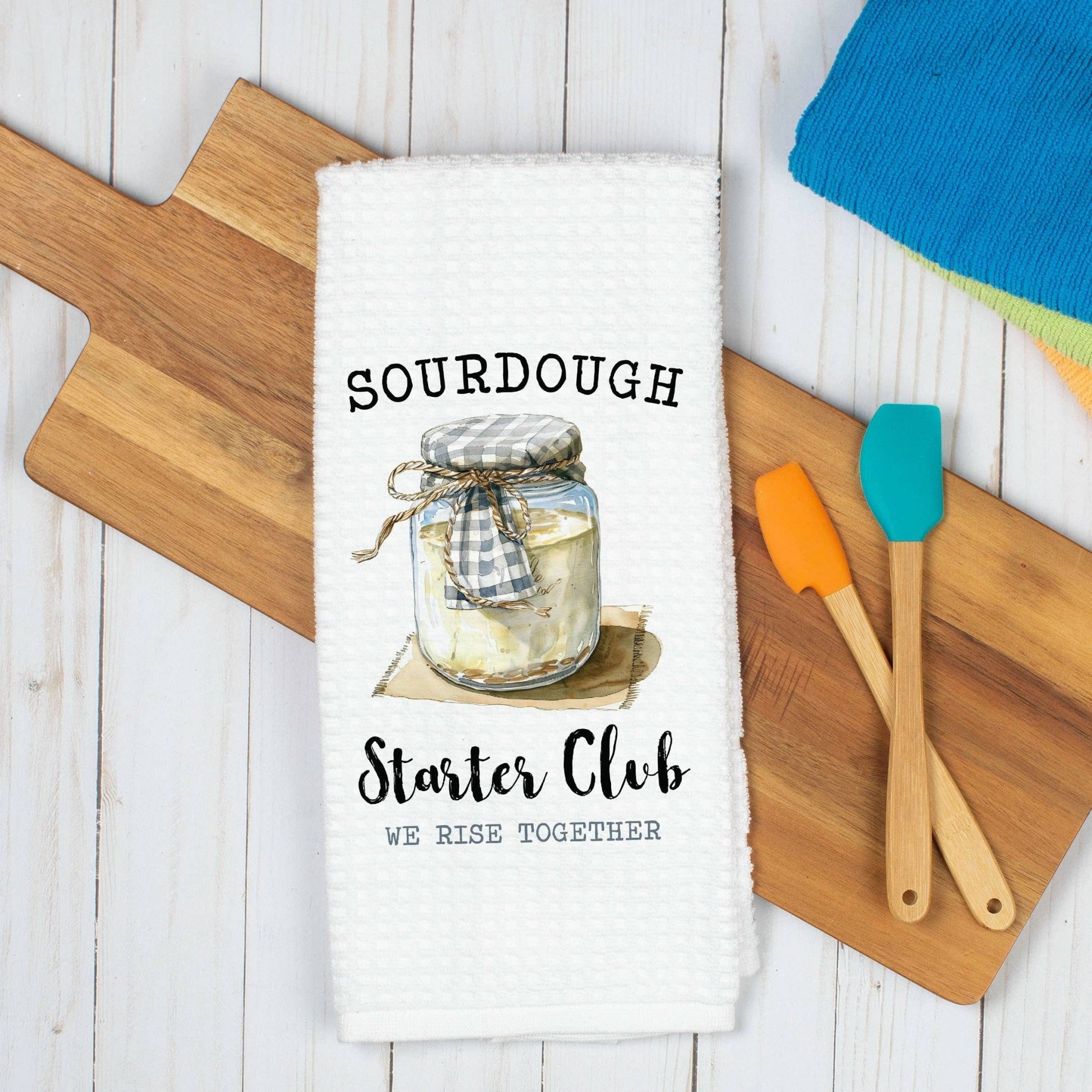 "Sourdough Starter Club" Kitchen Towel - Perrymans Books & Gifts