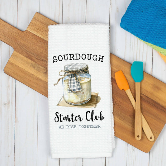 "Sourdough Starter Club" Kitchen Towel - Perrymans Books & Gifts