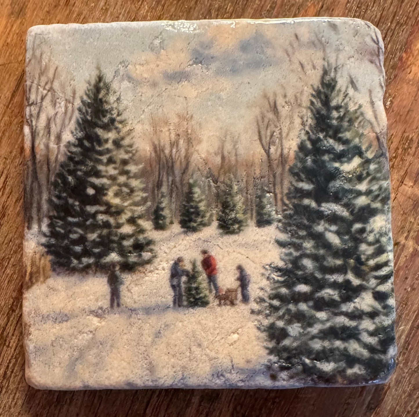 Stone Coasters - Tiny Works of Art from The Painted Lily - Perrymans Books & Gifts