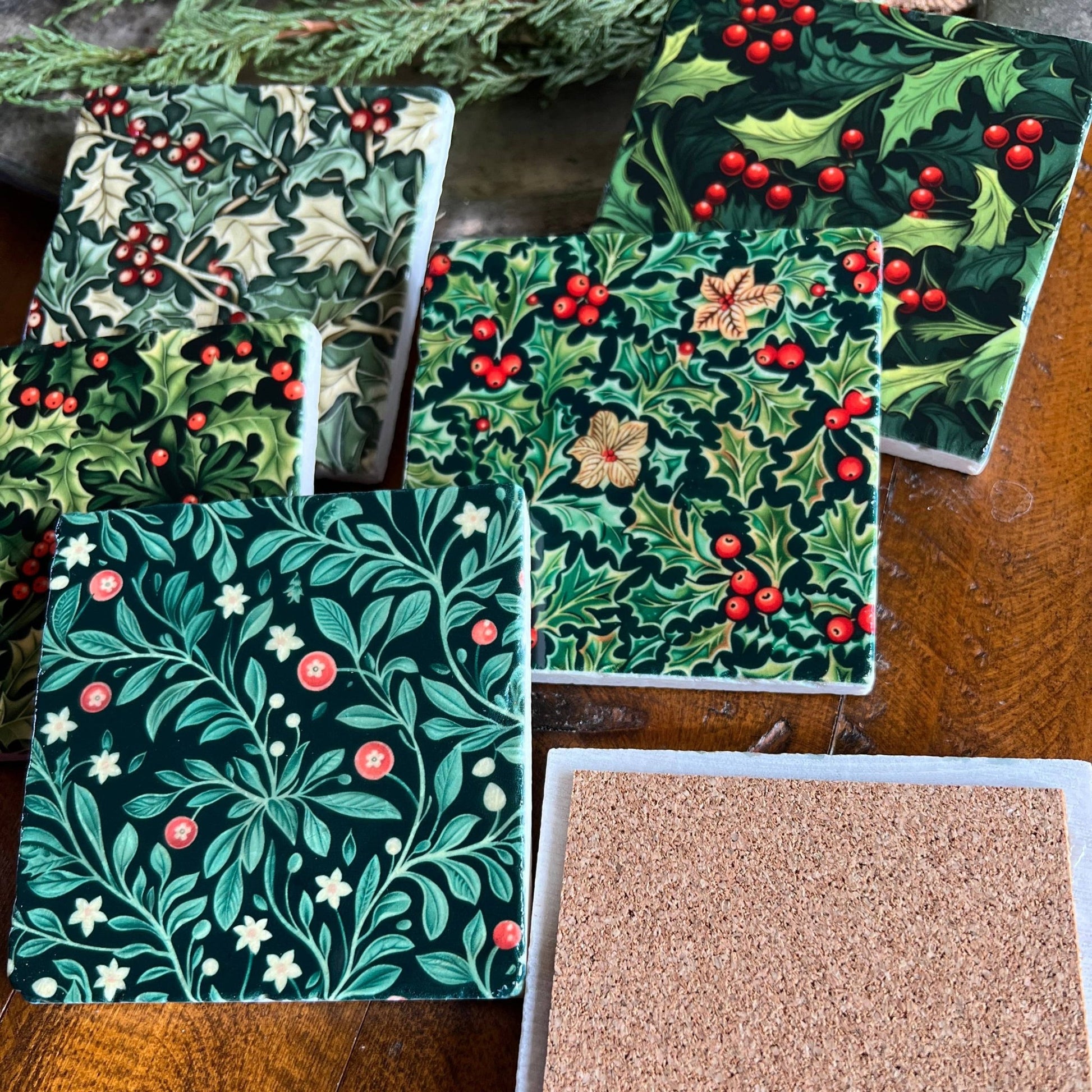 Stone Coasters - Tiny Works of Art from The Painted Lily - Perrymans Books & Gifts