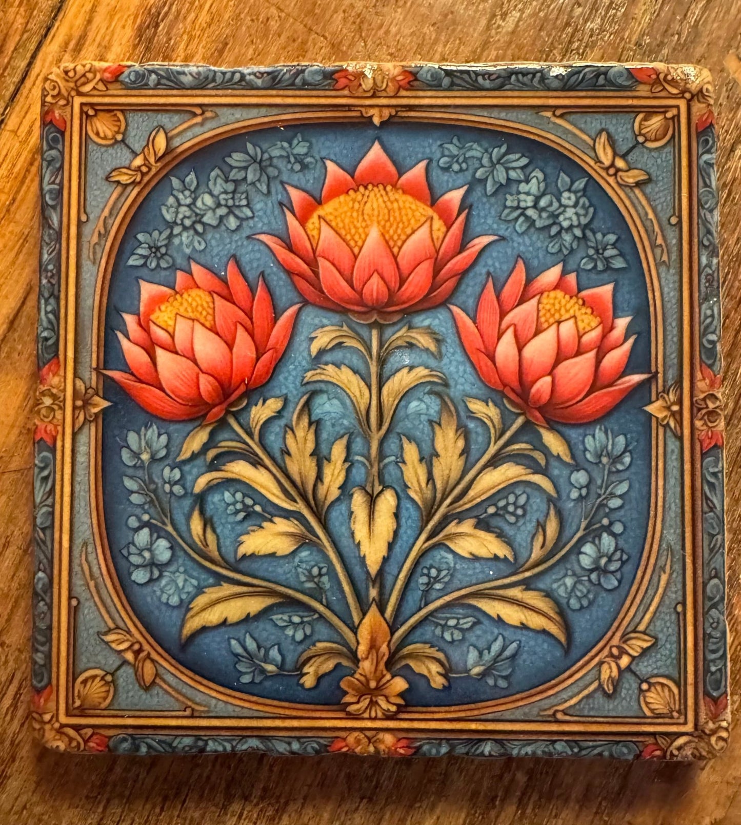 Stone Coasters - Tiny Works of Art from The Painted Lily - Perrymans Books & Gifts