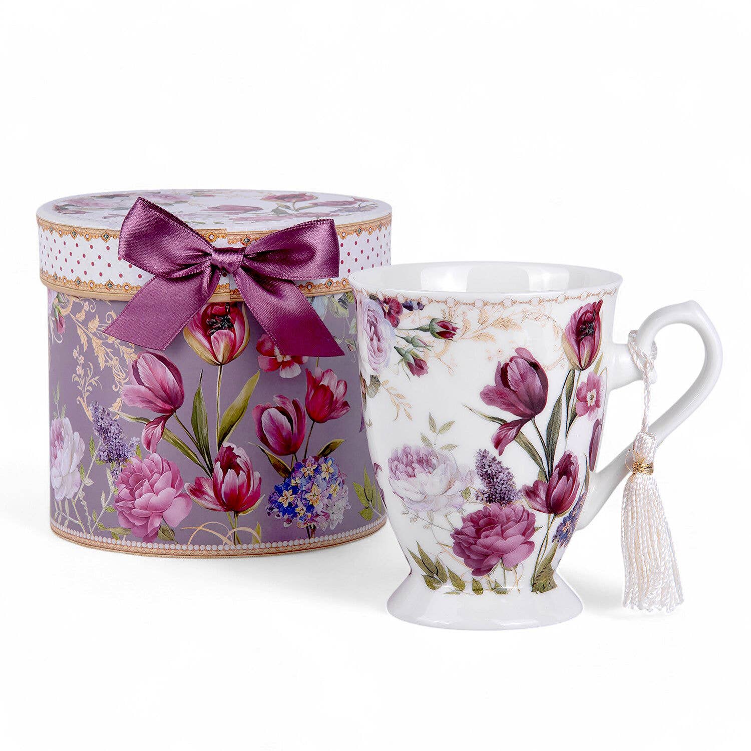 Tulip Tea/Coffee Tall Mug in Gift Box - Perrymans Books & Gifts
