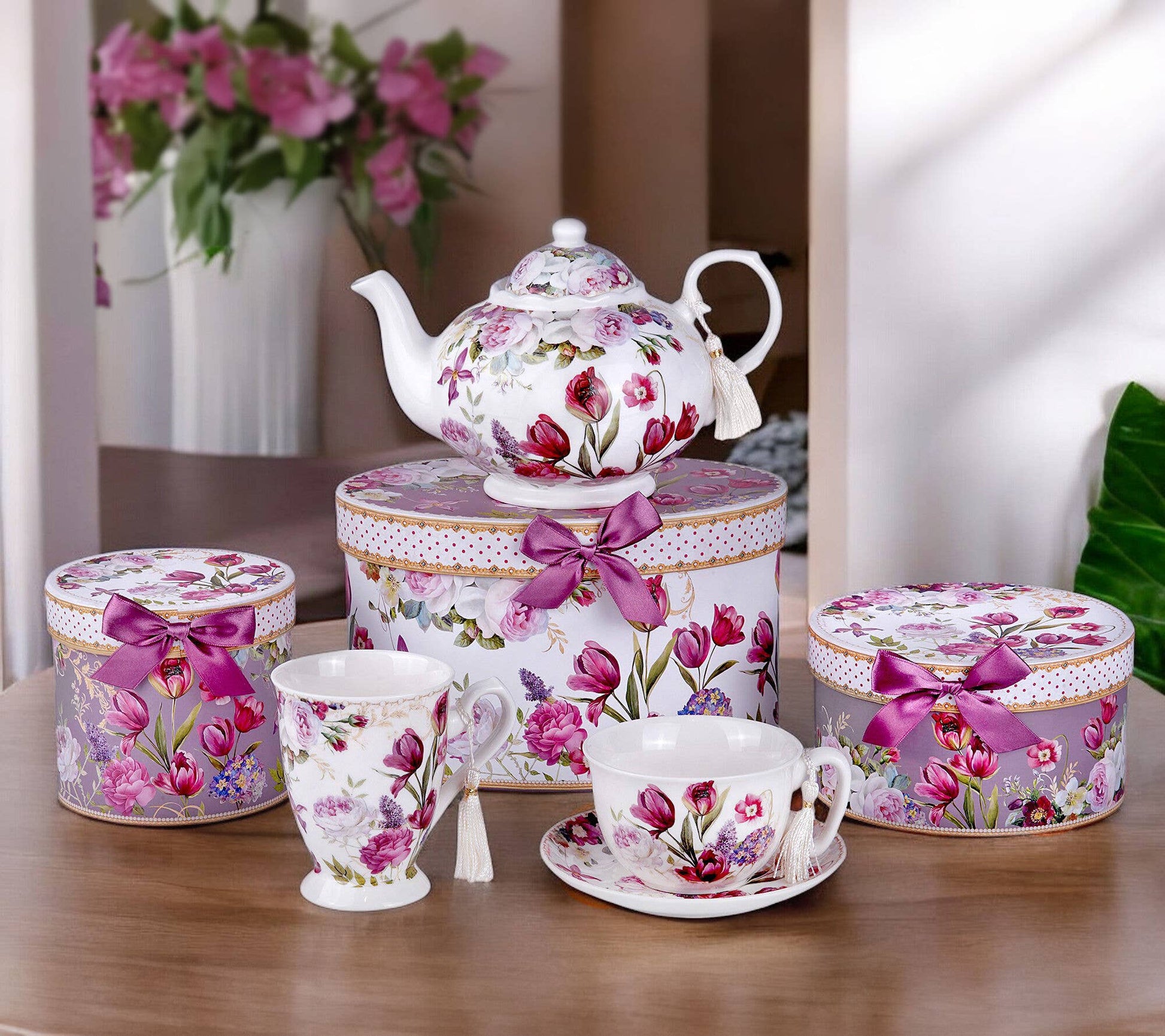 Tulip Tea/Coffee Tall Mug in Gift Box - Perrymans Books & Gifts