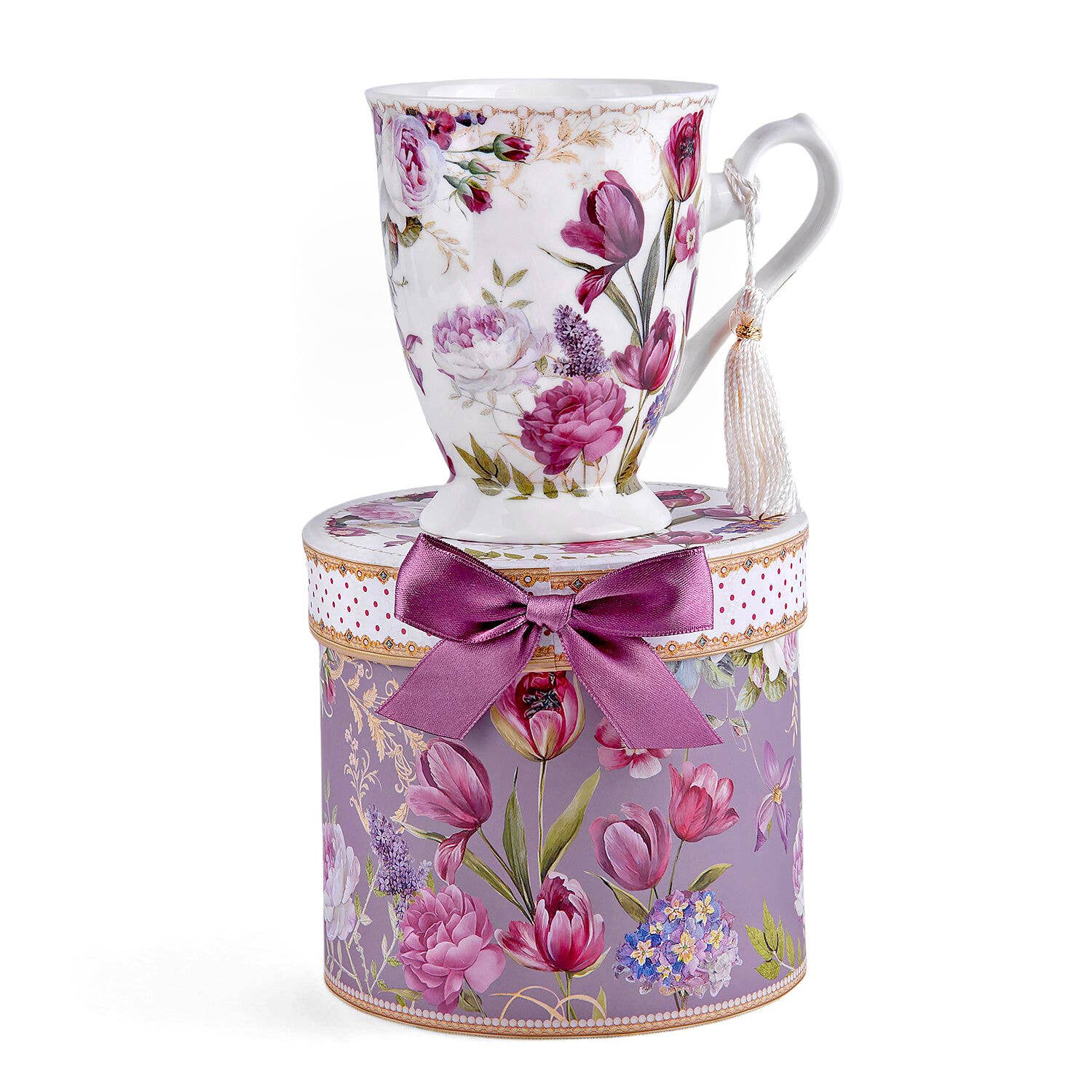 Tulip Tea/Coffee Tall Mug in Gift Box - Perrymans Books & Gifts