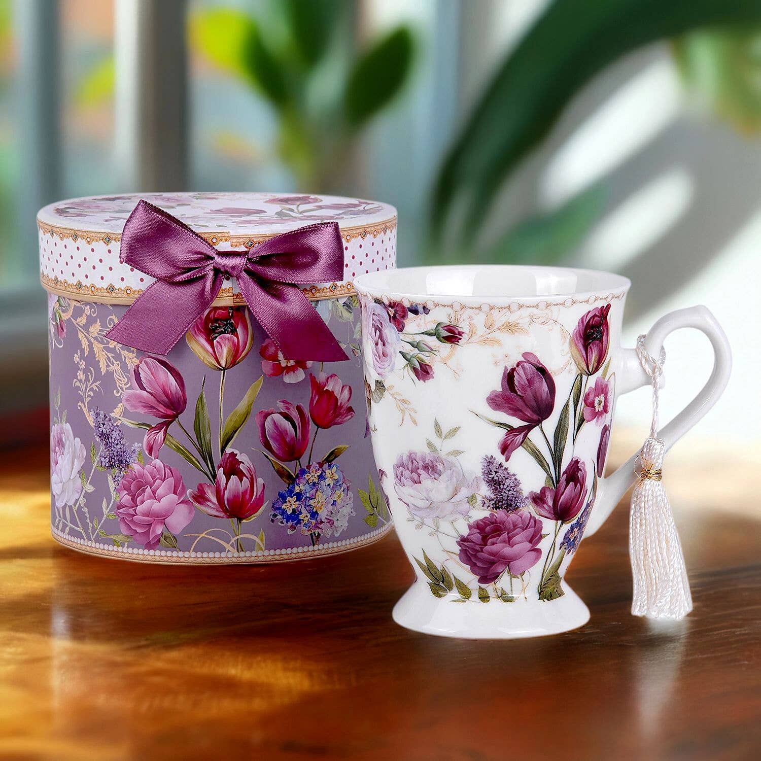 Tulip Tea/Coffee Tall Mug in Gift Box - Perrymans Books & Gifts