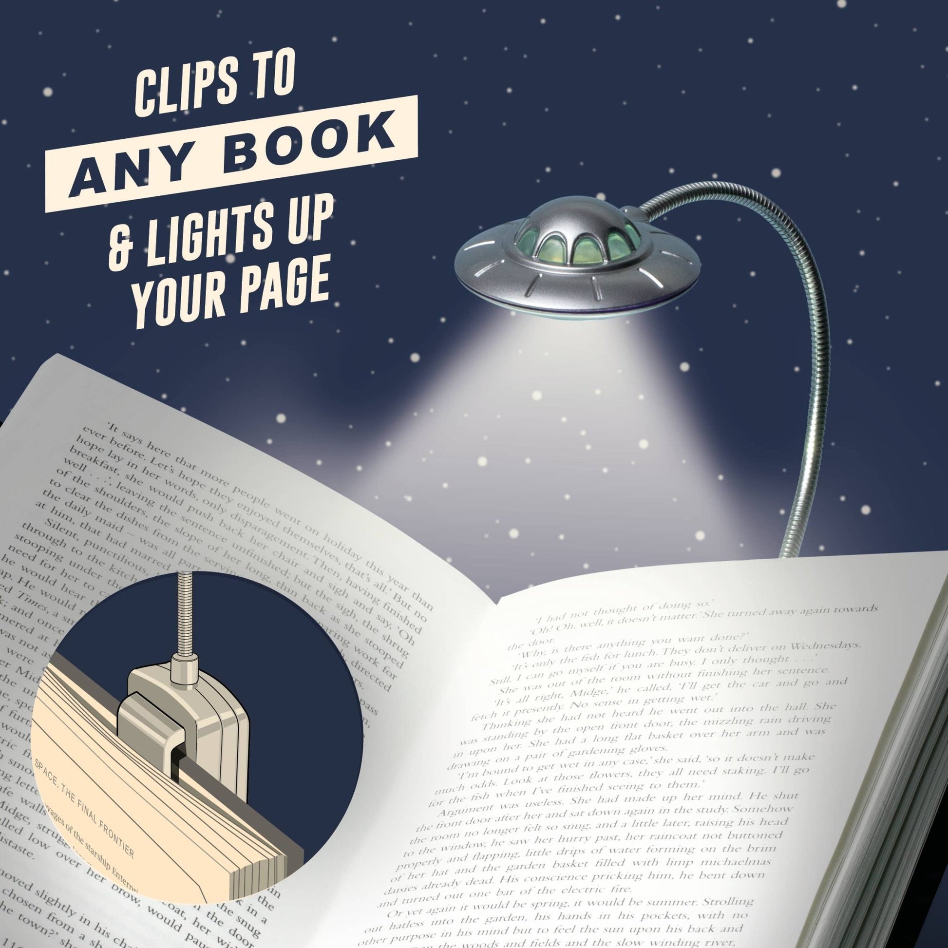 UFO Book Light - Perrymans Books & Gifts