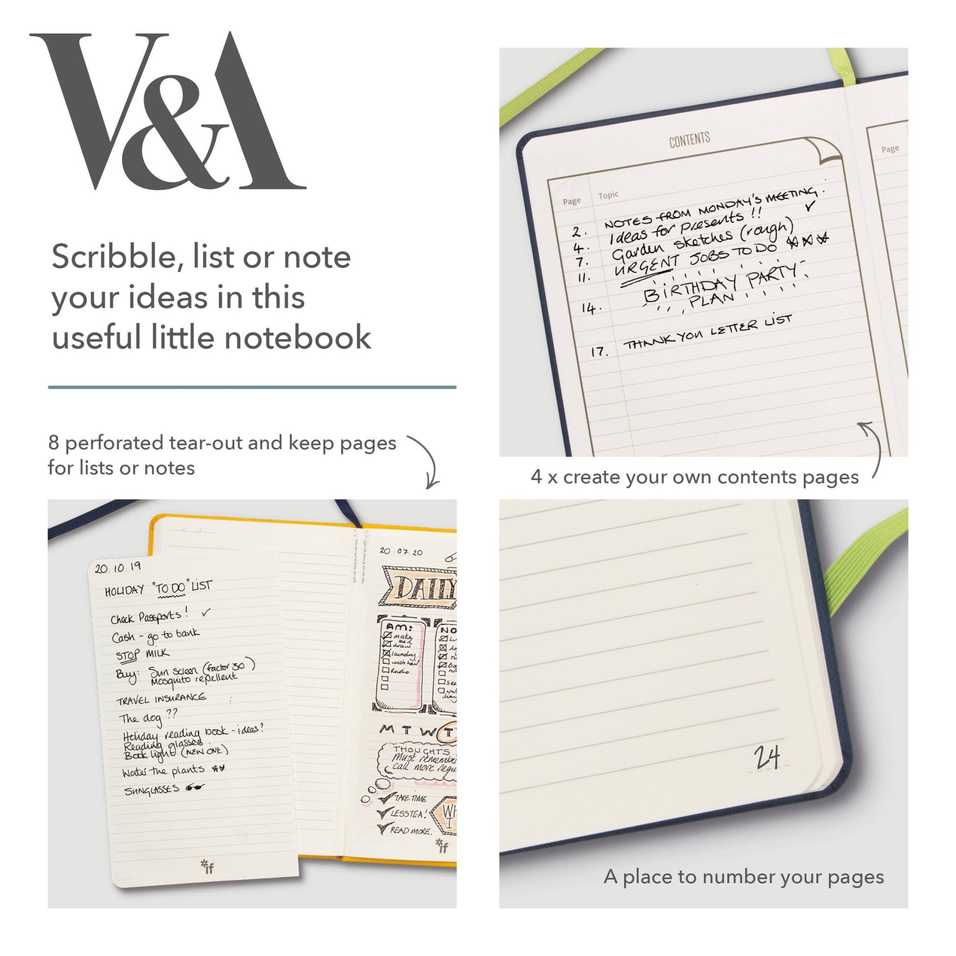 V&A Journals - Kilburn Collection - Perrymans Books & Gifts