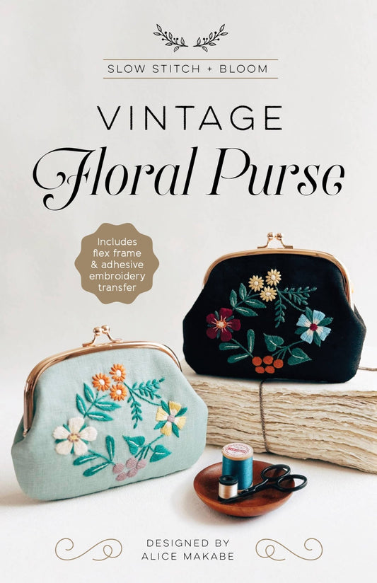 Vintage Floral Purse Kit - Perrymans Books & Gifts