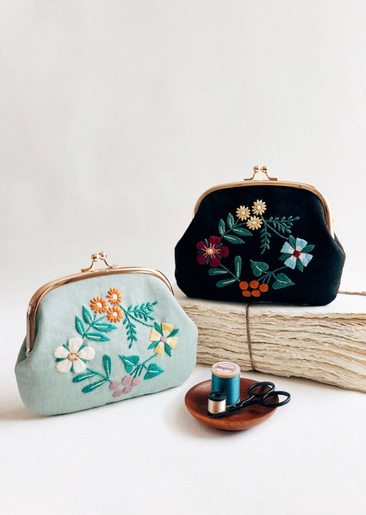 Vintage Floral Purse Kit - Perrymans Books & Gifts