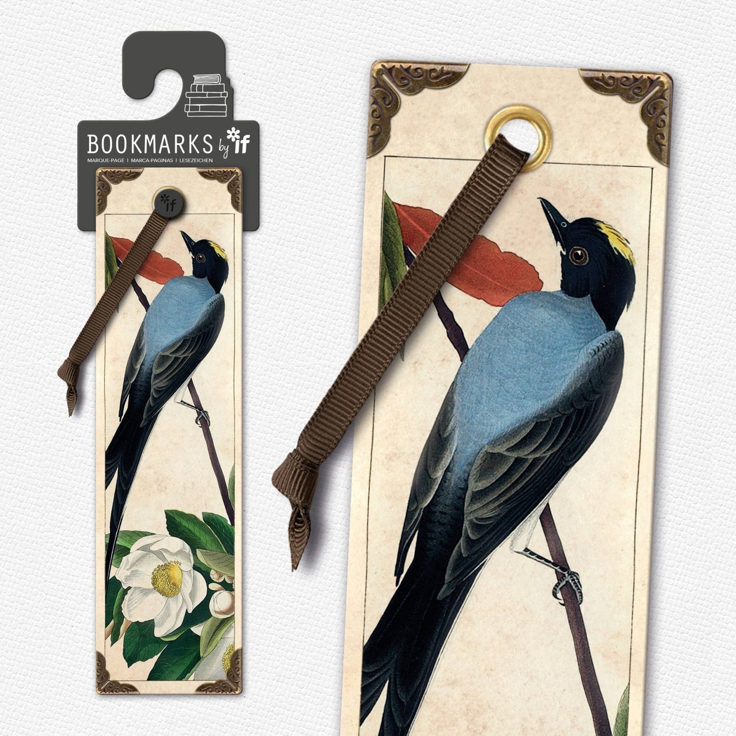 Vintage Flycatcher Bookmark - Perrymans Books & Gifts