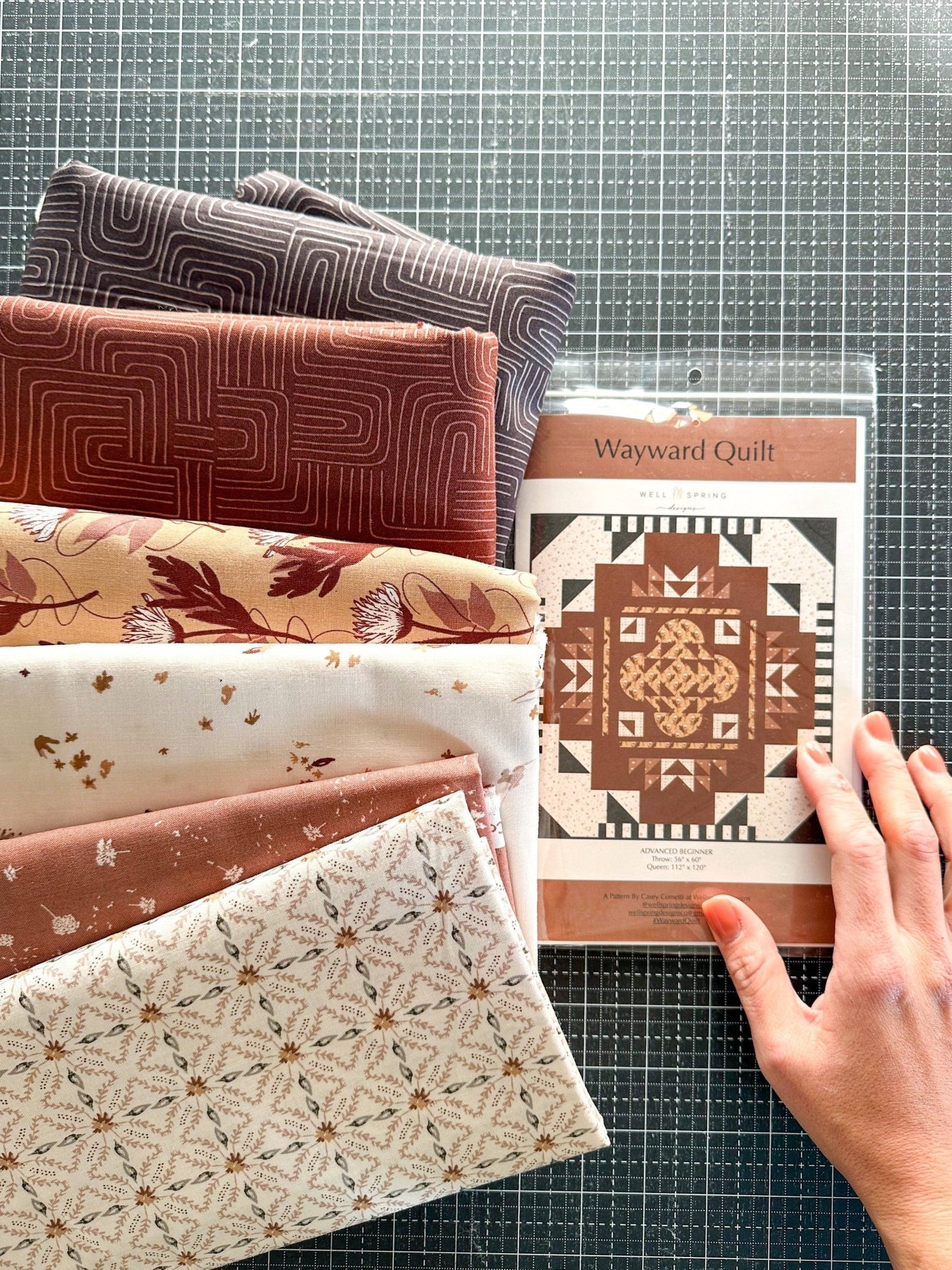 Wayward Quilt - Paper Pattern by Wellspring Designs - Perrymans Books & Gifts