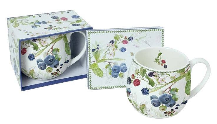 Wild Berries Big Belly Mug in Gift Box - Perrymans Books & Gifts