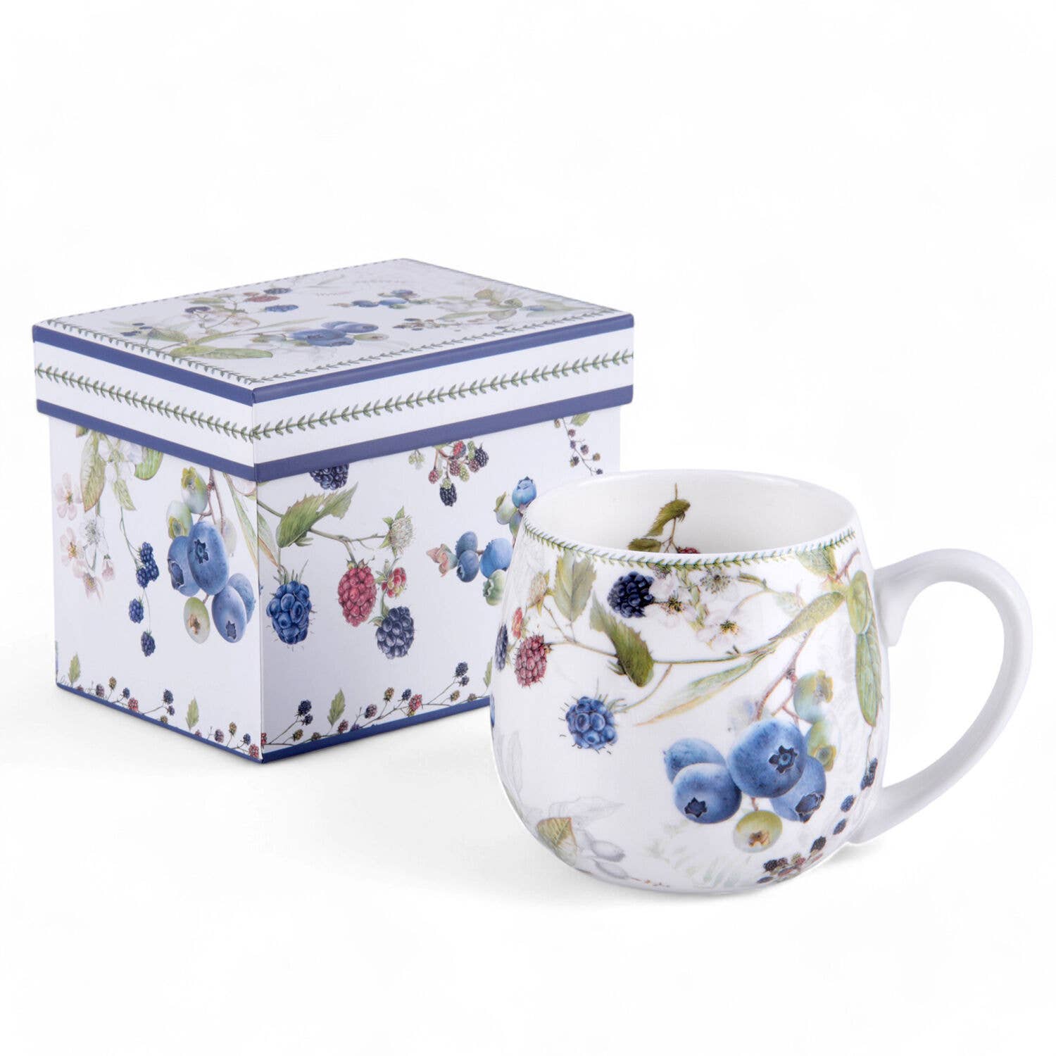 Wild Berries Big Belly Mug in Gift Box - Perrymans Books & Gifts