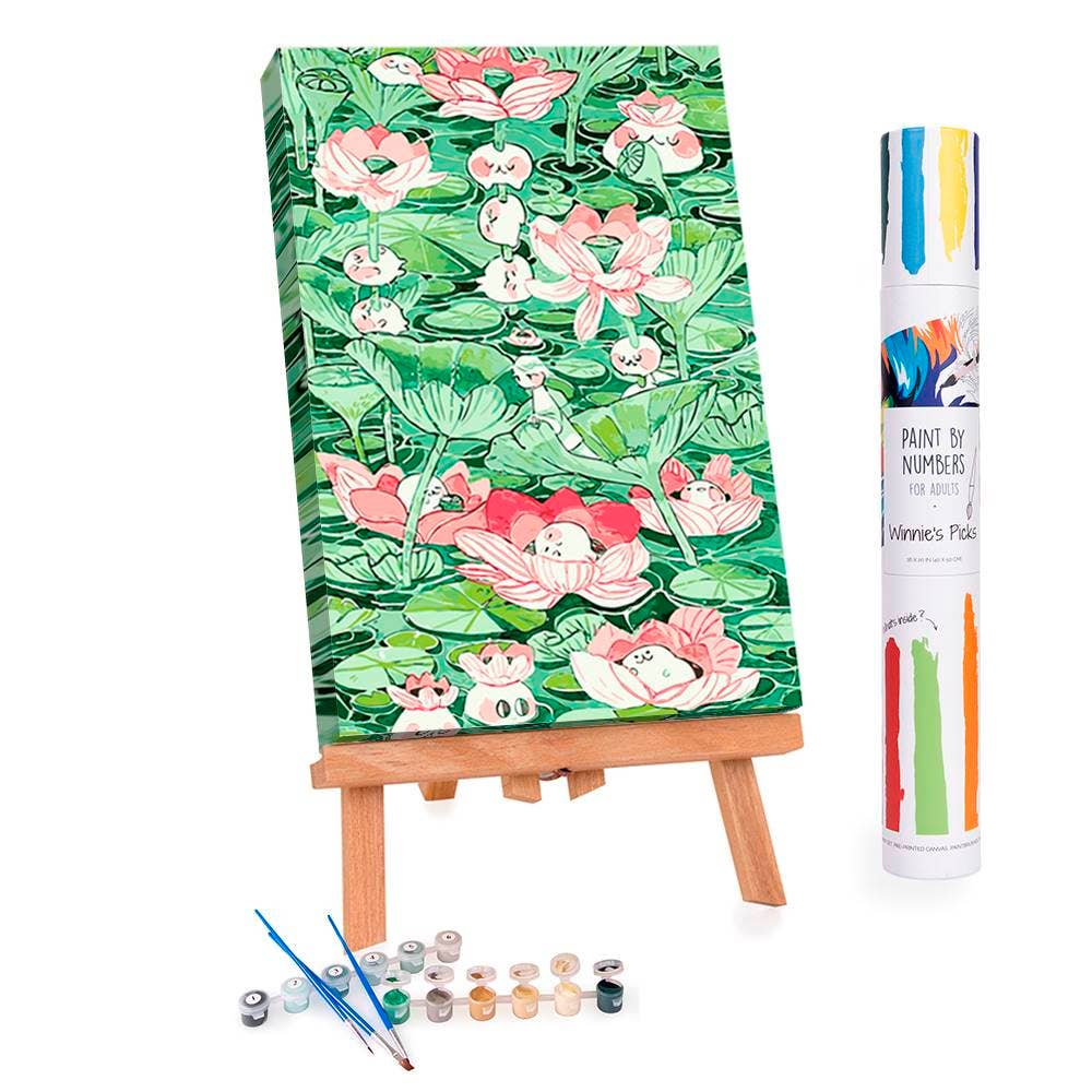 Winnie's Picks - Lotus - Paint by Numbers - Christmas 2024 Gift - Perrymans Books & Gifts