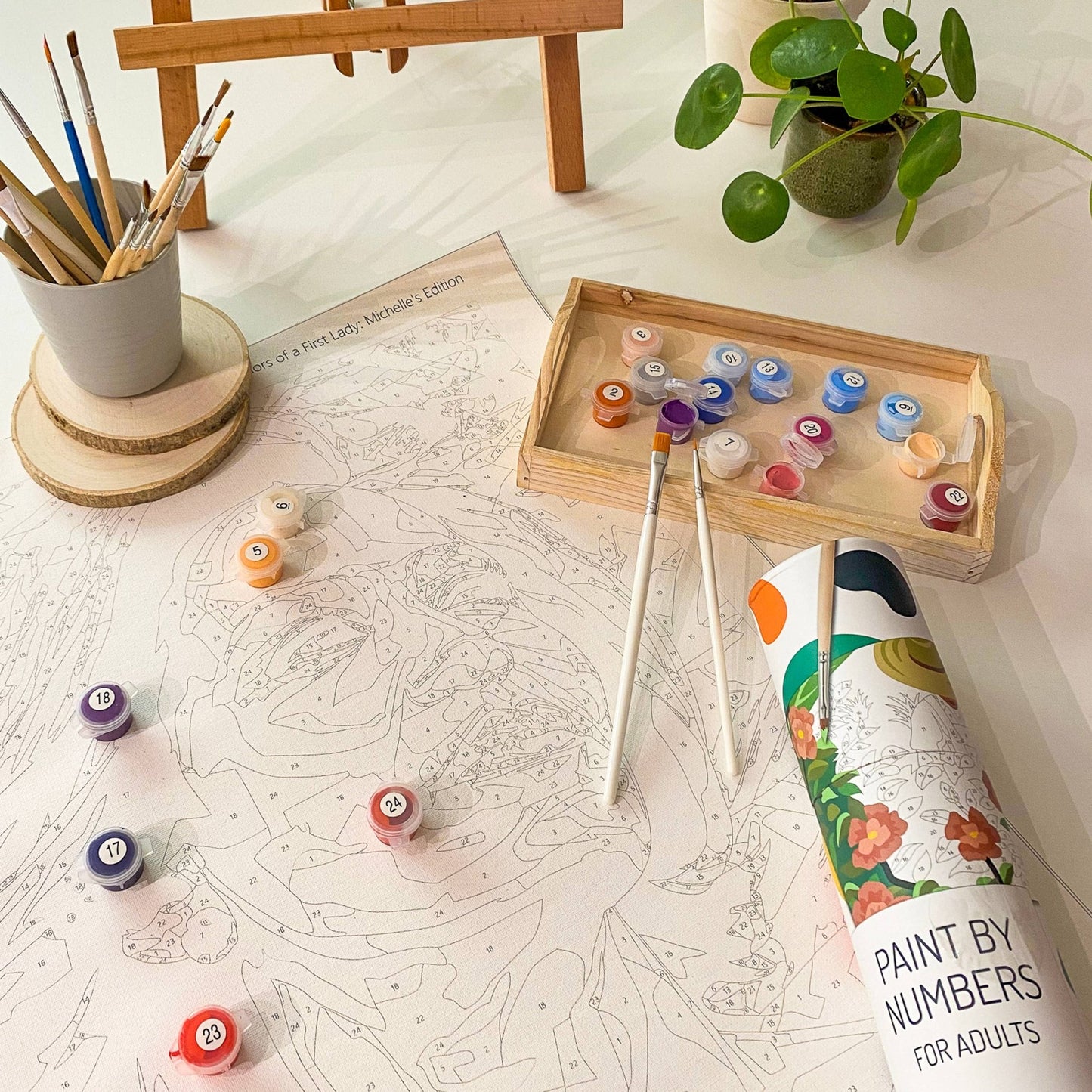 Winnie's Picks - Majestic Elk Paint - by - Numbers Set - 2024 Fall Collection - Perrymans Books & Gifts